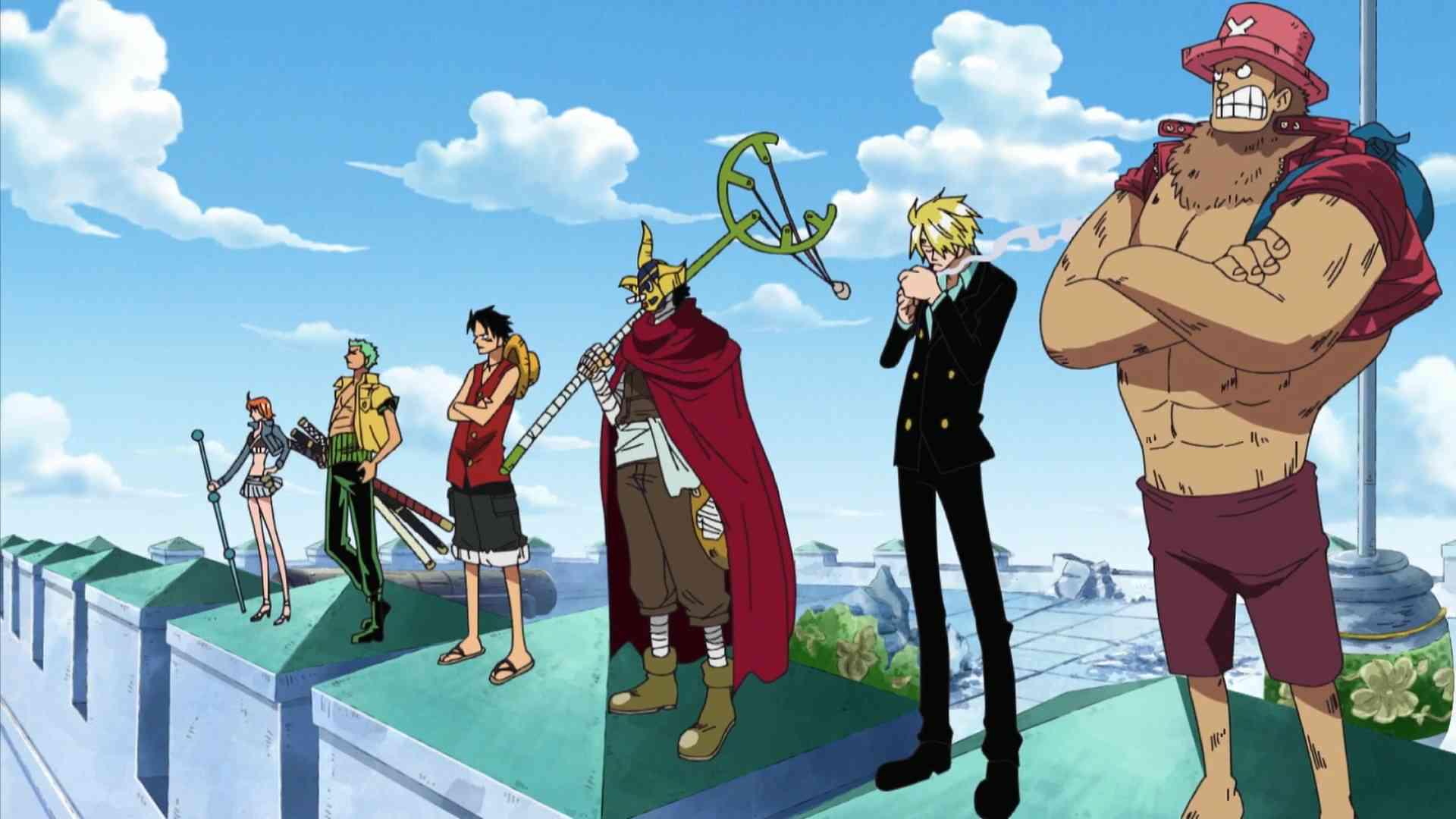 Poster da saga Water 7 do anime One Piece